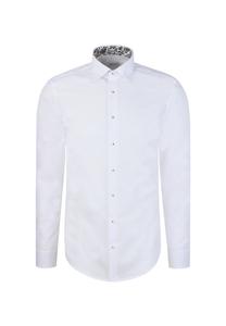 SEIDENSTICKER Рубашка на пуговицах 'Schwarze Rose' Regular fit в белом цвете