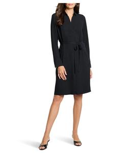 Платье NIC+ZOE Long Sleeve Devon Dress, черный оникс
