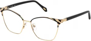 Солнцезащитные очки Just Cavalli VJC 072 0301 Sh.rose Gold/Black, Brown Top + Peach