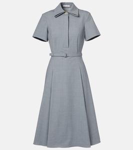 Платье миди с поясом Iwona Emilia Wickstead, серый
