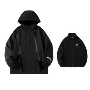 Унисекс куртка Jeep, черный