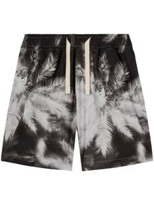 Palm Angels спортивные шорты Blueprint Palms, черный