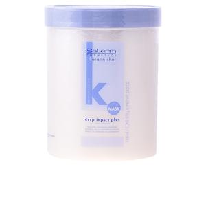 Маска для волос keratin shot mask deep impact plus Salerm, объем 1000 мл