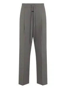 Брюки с кулиской и складками Fear Of God, серый