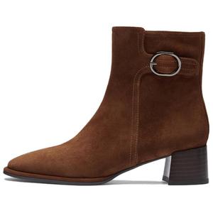 Ботильоны женские 4 см LE SAUNDA, Caramel Brown Brs