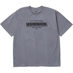Футболка с принтом NEIGHBORHOOD, серый