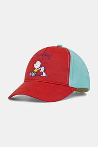 Детская хлопковая кепка с козырьком United Colors Of Benetton, красный