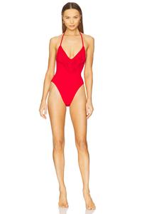 Купальник "Пустынные дни" однотонный Lspace, flame