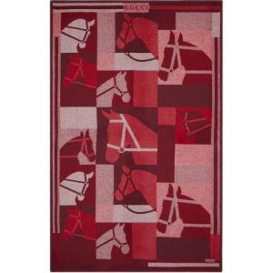 Пледы, пледы для дивана и флисовые одеяла GUCCI, красный