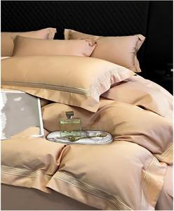 KYTGFH Комплект постельного белья Hotel Style 1000Tc из египетского хлопка с роскошной вышивкой