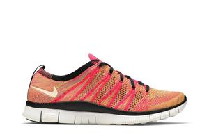 Кроссовки Nike Free Flyknit NSW 'Pink Flash', розовый