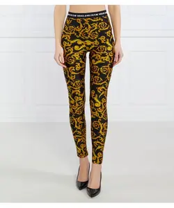 Леггинсы Slim fit Versace Jeans Couture, черный