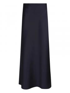 Юбка макси из атласа Alberta Ferretti, синий