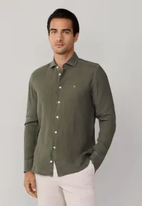 Рубашка кент Hackett London, Army Green