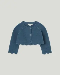 Базовая короткая куртка с регланными рукавами для девочки Coconut El Corte Inglés, темно-синий