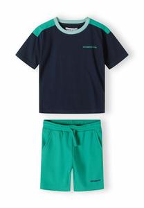 Футболка с принтом SHORT SLEEVE SET MINOTI, зеленый