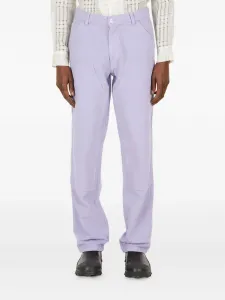 Брюки с вышитыми карманами SKY HIGH FARM, фиолетовый