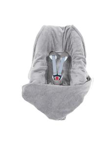 Детское одеяло из флиса, накидка на автокресло и коляску, цвет камень Hoppediz