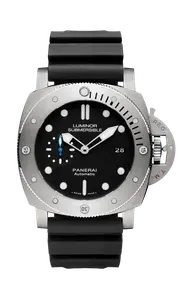 Часы submersible 47 мм doppio cinturino Panerai