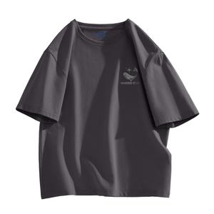 Футболка Unisex Crew Neck Moderate Heavyweight WARRIOR, medium серый