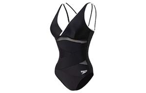 Женский купальник сплошной модели Speedo, черный газ