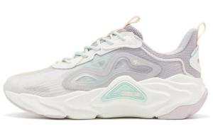 Кроссовки женские Lifestyle Low-top белые/серые/зеленые Xtep