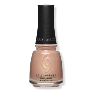 Лак для ногтей Mega Pigment, с мерцающими частицами China Glaze, Dunescape Sand (nude-gold)