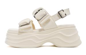 Пляжные сандалии женские бежевые EBLAN