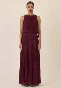 Макси-Платье langes Apart, Weinrot
