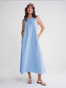 MixRay Платье в пастельно-голубом цвете
