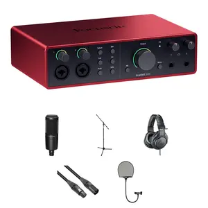 Аудиоинтерфейс Focusrite Scarlett 16i16 USB-C Audio/MIDI Interface Kit with