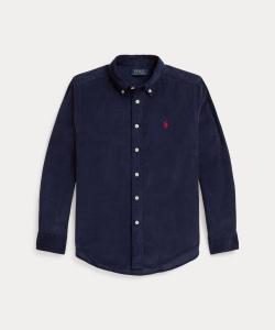 (Для мальчиков 8-20 лет) Рубашка из хлопкового вельвета