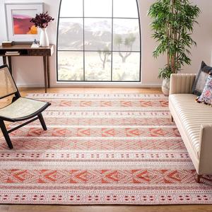 Ковер SAFAVIEH, 183 x 275 см, Classic Vintage Collection, Rust, ручной работы Moroccan Boho, идеален для помещений с высокой проходимостью в гостиной, спальне (CLV717P)