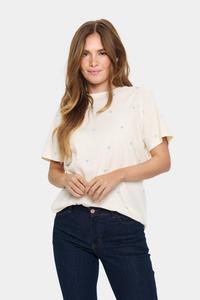 Футболка Saint Tropez DAGNI, Ice Airy Hearts/White