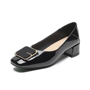 Повседневные однобортные туфли женские HUANAI, Black