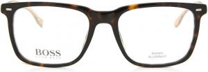 Boss hub пластиковые прямоугольные очки 53 00R6 темный гавана Hugo Boss