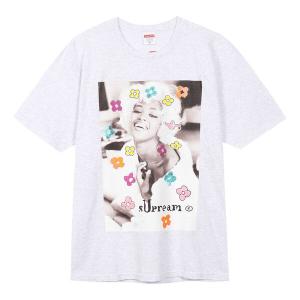 Футболка ss20 week 1 naomi tee character printing short sleeve gray Supreme, серый