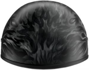 Мотоциклетный шлем Daytona Helmets с полушлемом - одобрен DOT [графика]…, Hi-Gloss Black, IGNITE GREY