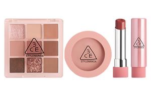 Тени для век, румяна и помада наборы для макияжа легко растушевываются естественное контурирование 3CE