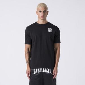 EVERLAST ЭКСКЛЮЗИВНАЯ ФУТБОЛКА С ИЗОБРАЖЕНИЕМ ДРАКОНА ИЗ ЧЕРНОГО ХЛОПКА