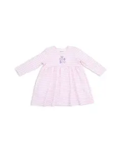 Детское игровое платье для старшей сестры с вышивкой и длинными рукавами - для малышек Angel Dear, розовый