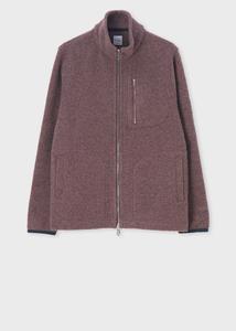 Флисовая куртка-рубашка Boa на молнии Paul Smith, цвет Purple