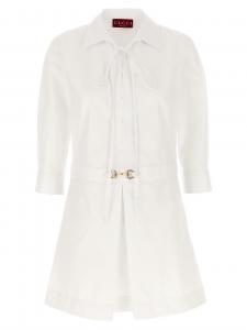Платье-рубашка Morsetto GUCCI, белый