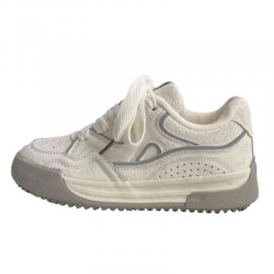 Alxnan Женские белые кеды низкие, цвет White