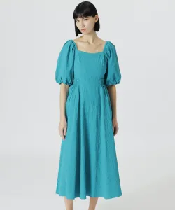 Платье с рукавами-баллонами Loveless, цвет Green