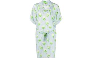 Платье Kenzo с короткими рукавами, светло-голубой