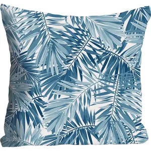 Декоративная подушка queence Leaves без наполнителя, 1 штука Queence, Bunt + bedruckt