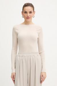 Шерстяной свитер Max&Co., бежевый