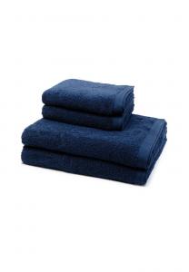 Набор полотенец MöVe Superwuschel, 4 штуки, 50x100/80x150 см, темно-синий