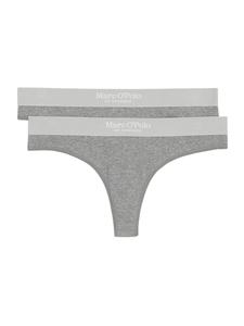 Стринги Marc O'Polo Thong Iconic Rib, серый